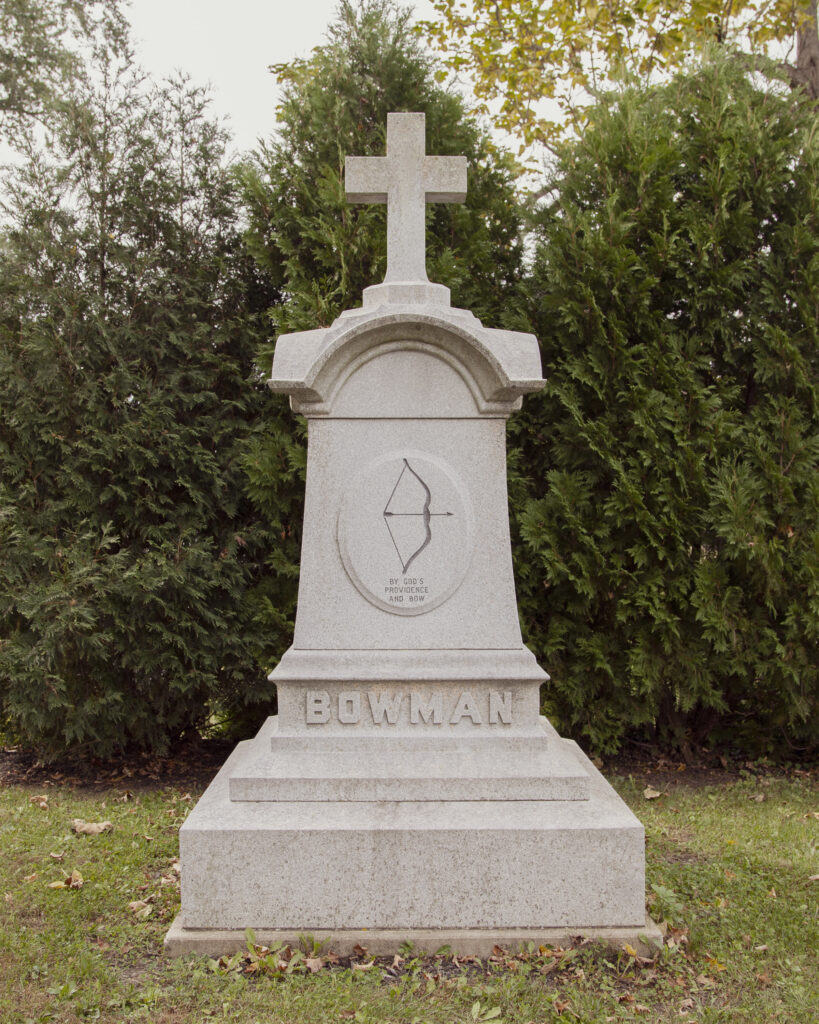 Bowman Family Estate Memorial Dodds Memorials