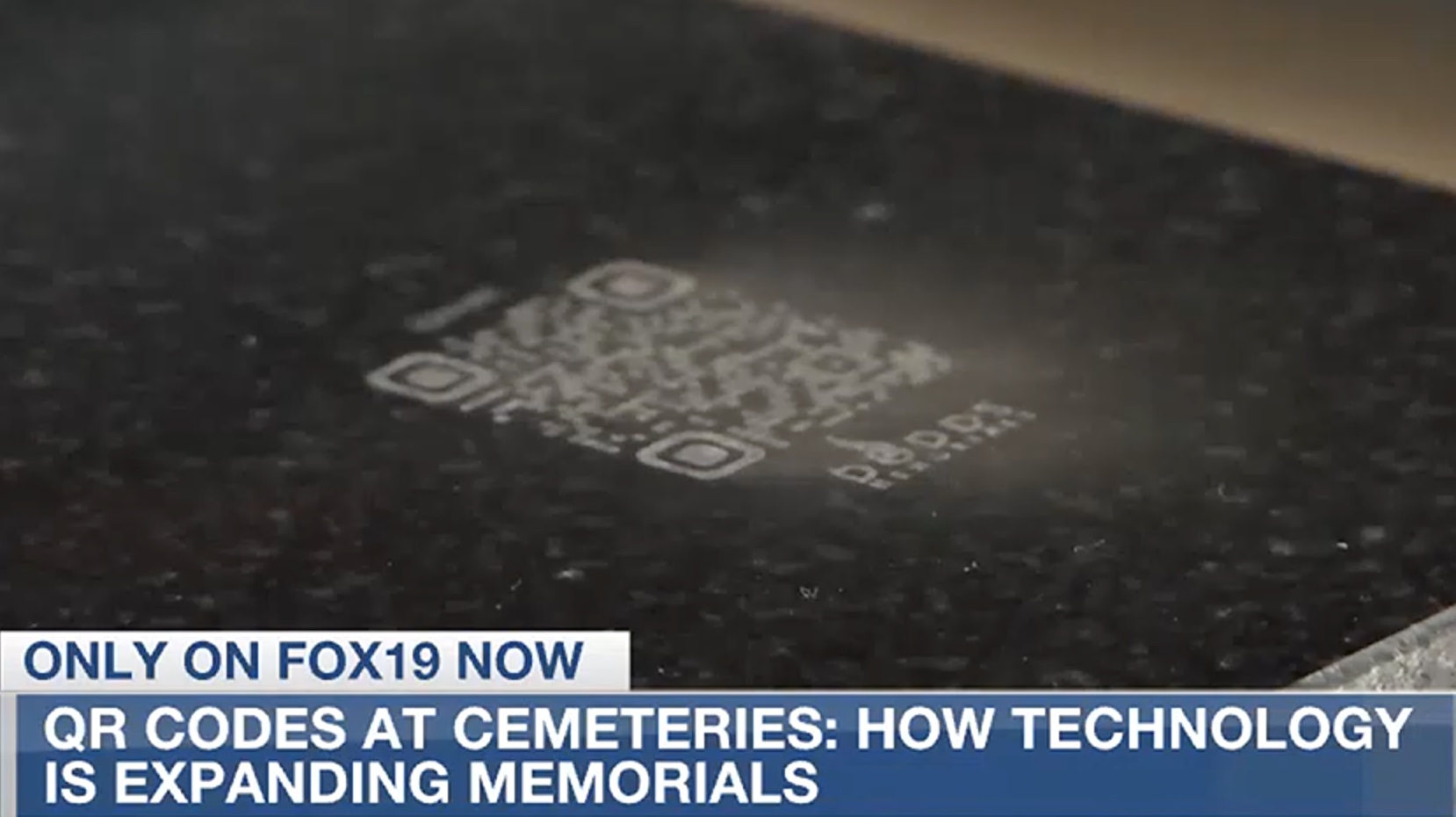Dodds is adding QR Codes to memorials extending 160 years of innovation.
